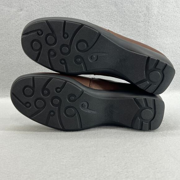 Dromedaris Tracy 2 Leather Mary Jane Low Block Heel Shoe-Brown-Women Size 37-NEW - Picture 9 of 14